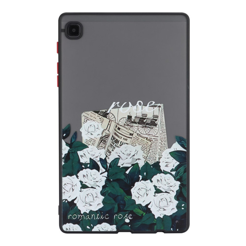 Coque Samsung Galaxy Tab A7 Lite Roses Blanches