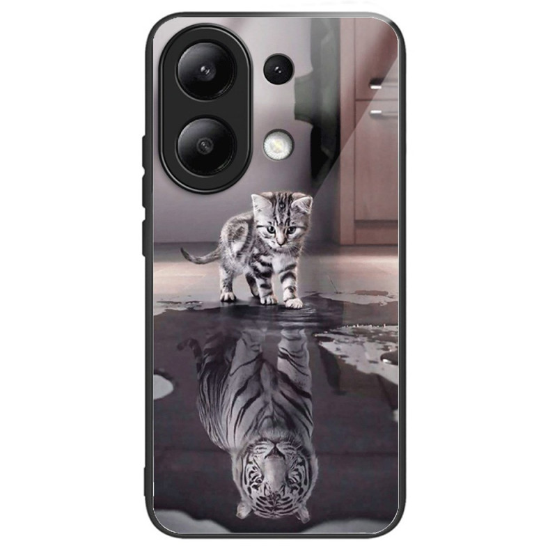 Coque Xiaomi Redmi Note 13 4G Verre Trempé Chat et Tigre