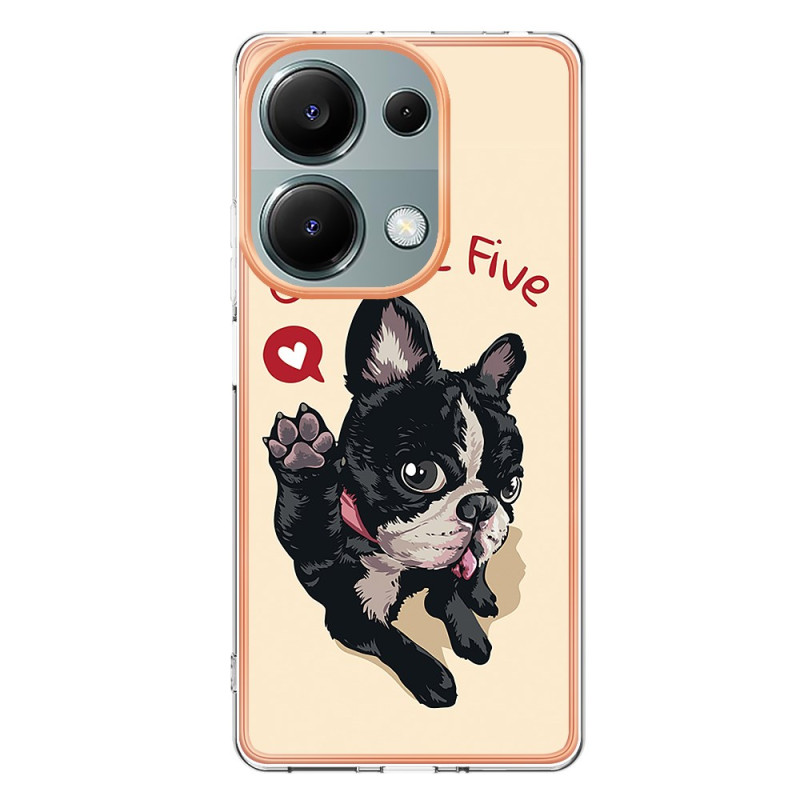 Coque Xiaomi Redmi Note 13 Pro 4G / Poco M6 Pro 4G Chien Give Me Five