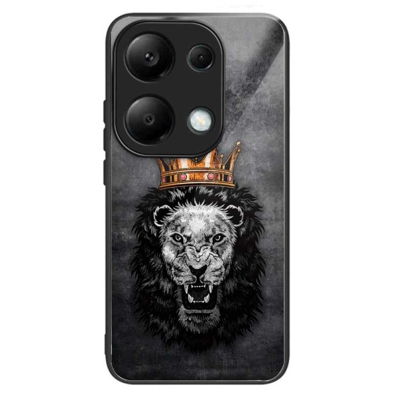 Coque Xiaomi Redmi Note 13 Pro 4G / Poco M6 Pro 4G Verre Trempé Lion Couronné