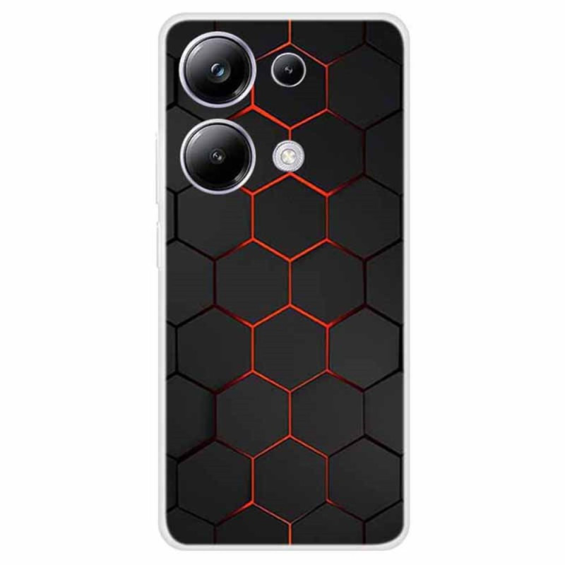 Coque Xiaomi Redmi Note 13 Pro 4G / Poco M6 Pro 4G Alvéole Rouge