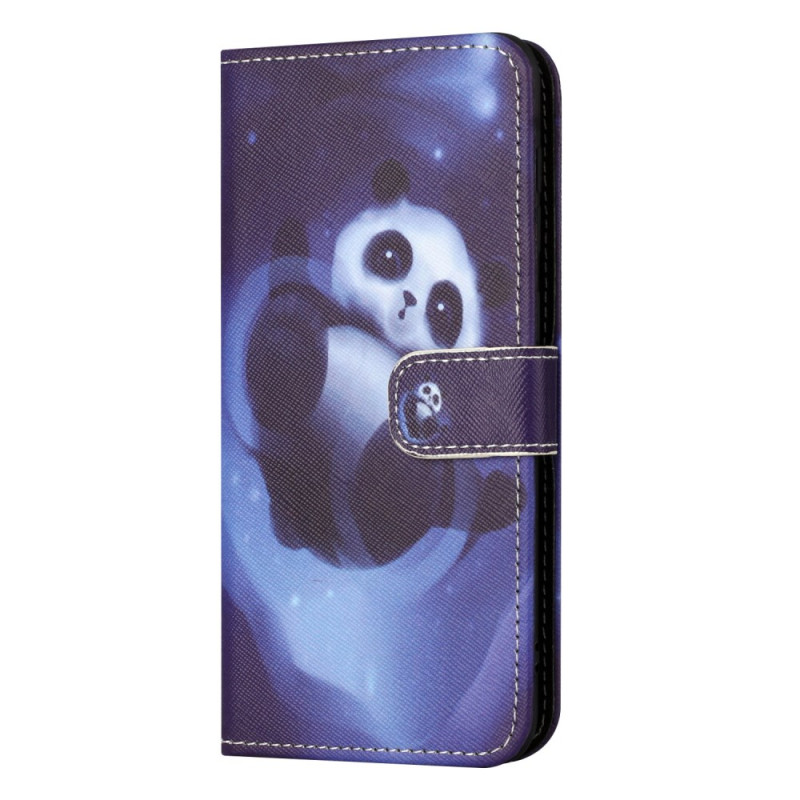 Housse Samsung Galaxy M15 5G Space Panda à Lanière