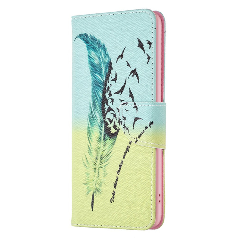 Housse Oppo A79 5G Plume et Oiseaux