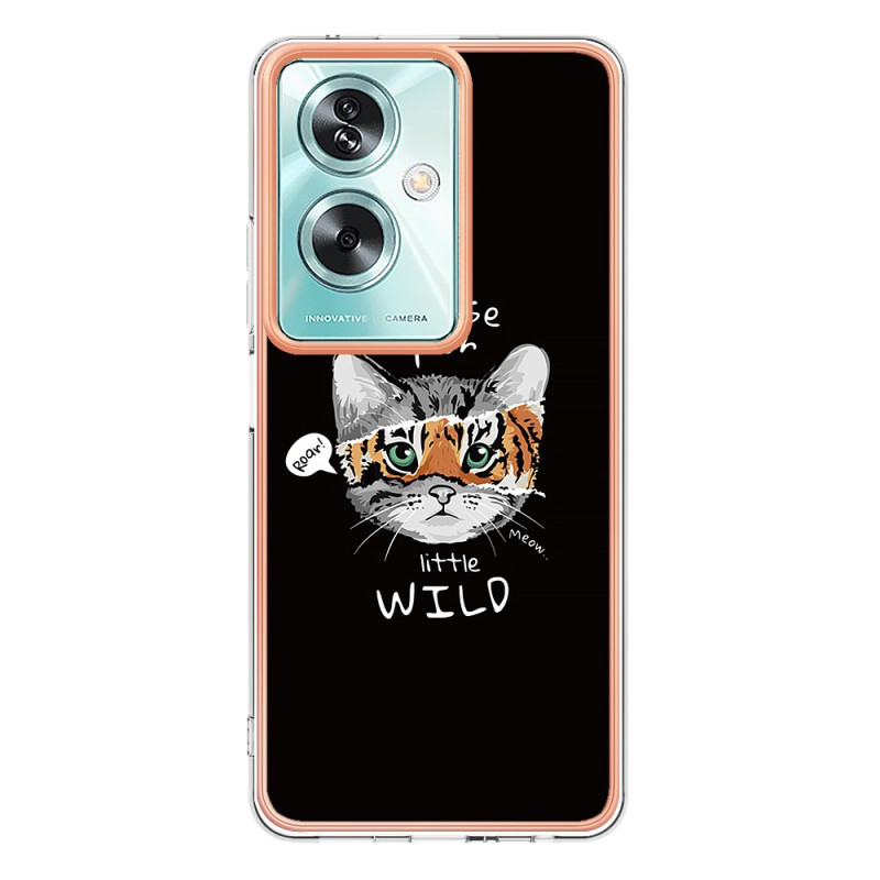 Coque Oppo A79 5G Chat et Tigre