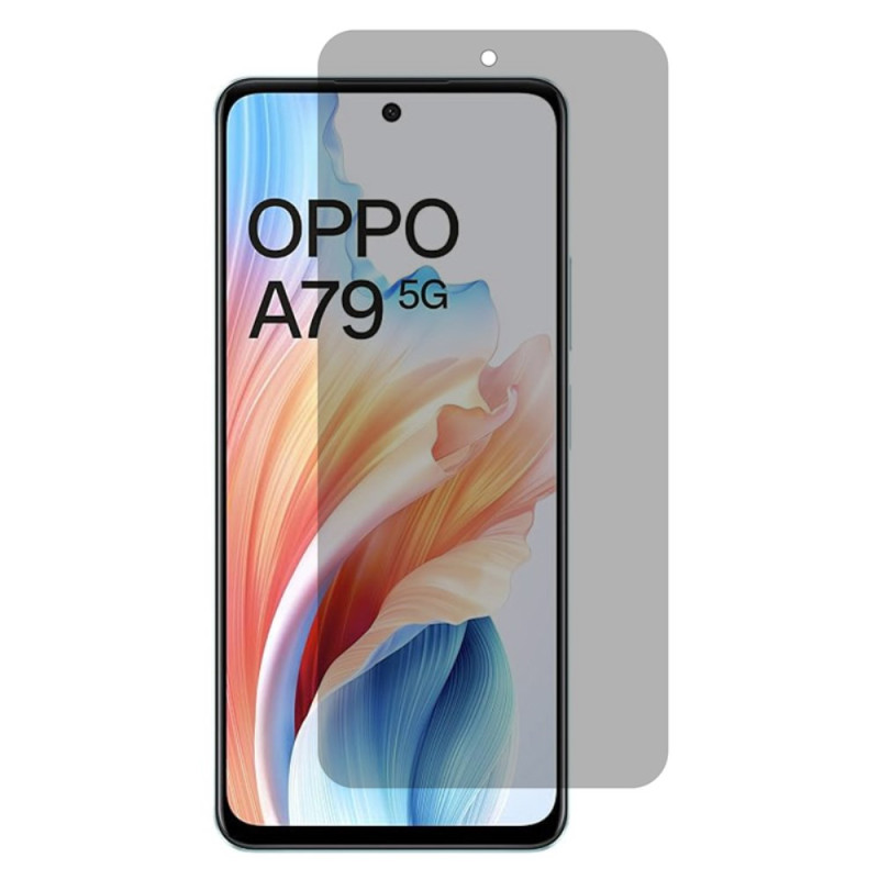 Protection en Verre Trempé Anti-Espion pour Écran Oppo A79 5G