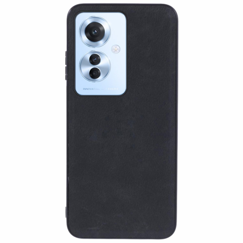 Coque Oppo Reno 11F 5G Texture Cuir Rétro