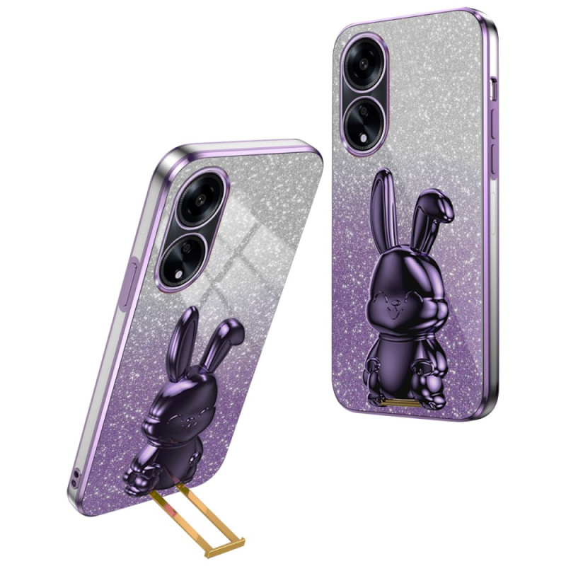 Coque Oppo A58 / A98 5G Lapin Support