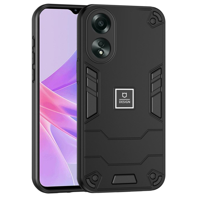 Coque Oppo A58 4G Hybride Effet Métal