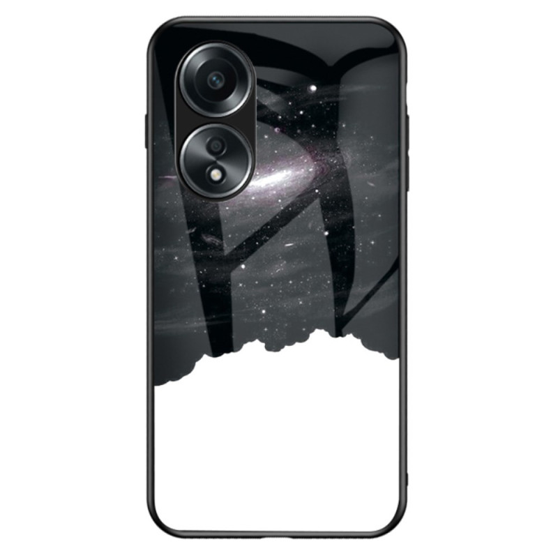 Coque Oppo A58 Verre Trempé Ciel Étoilé