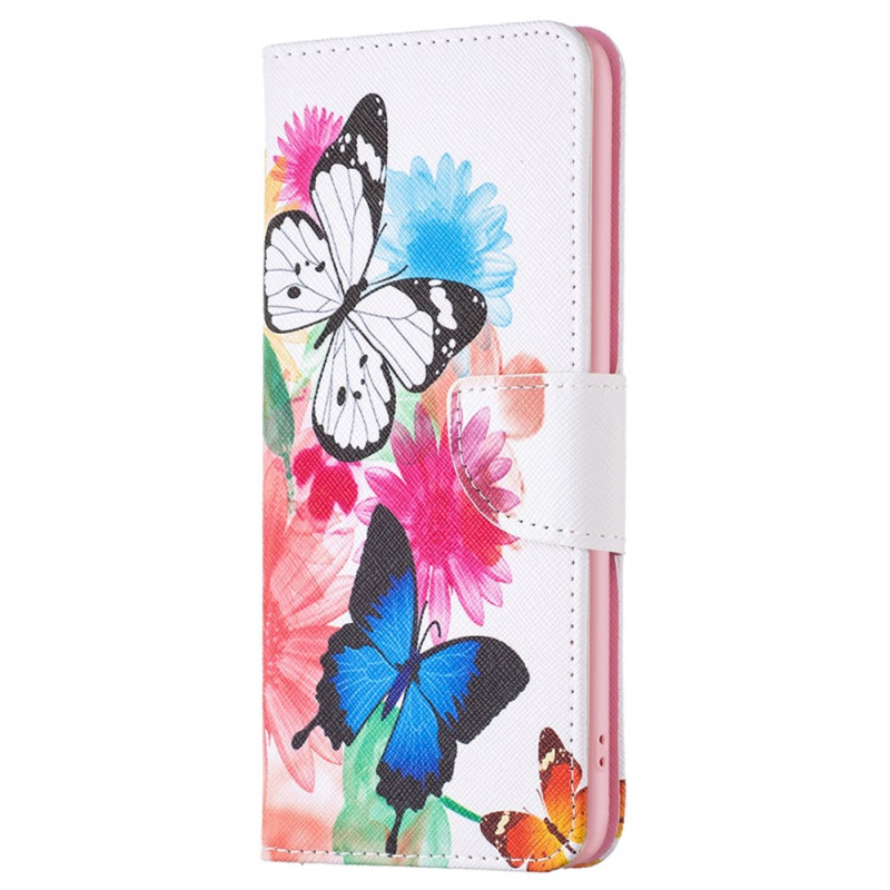 Housse Oppo A38 Deux papillons