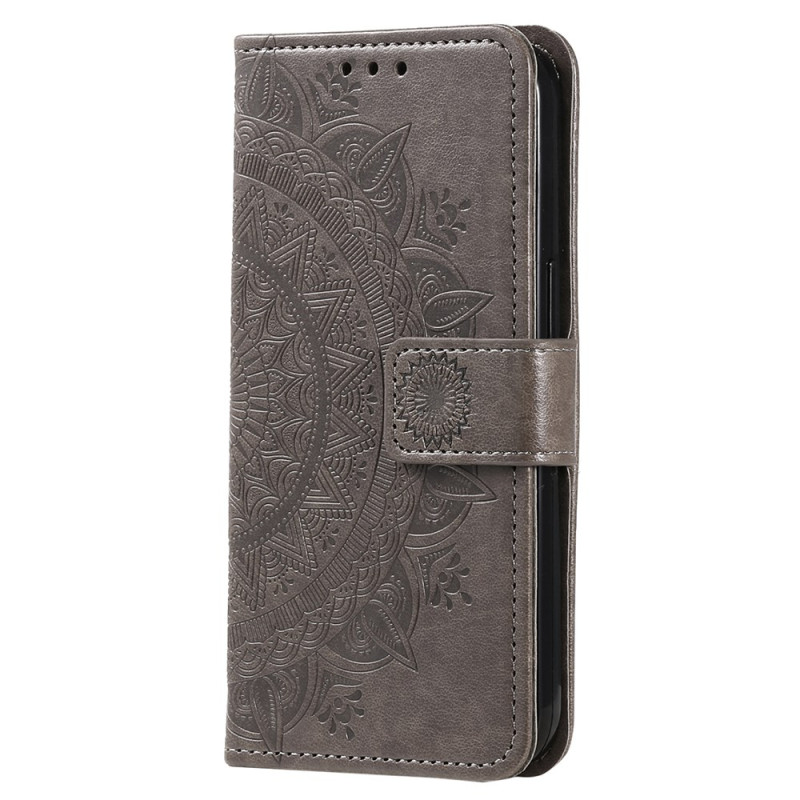 Housse Oppo A78 Fleur Mandala à Lanière