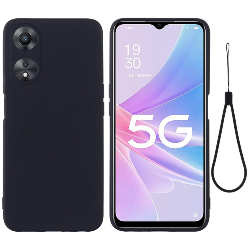 Coque Oppo A78 5G Silicone à Lanière