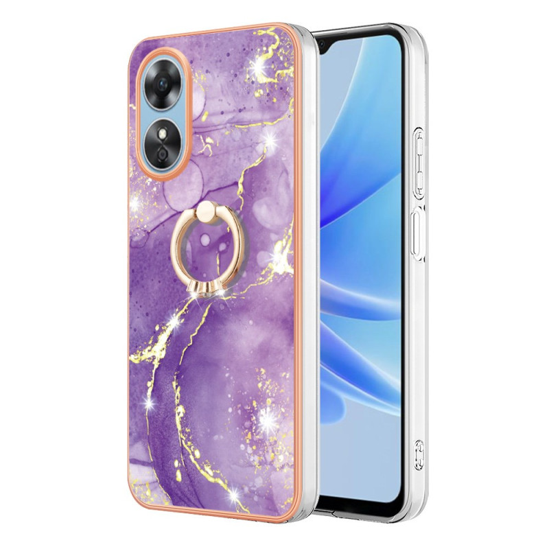 Coque Oppo A17 / A17k Anneau-Support Marbre