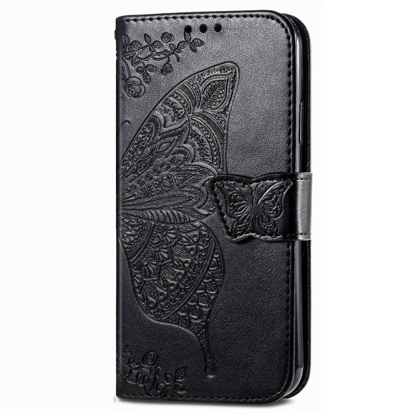 Housse Oppo A17 / A17k Papillon Baroque à Lnaière