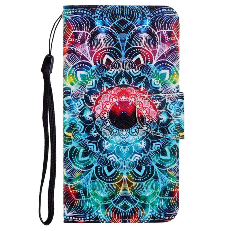 Housse Oppo A96 Mandala à Lanière