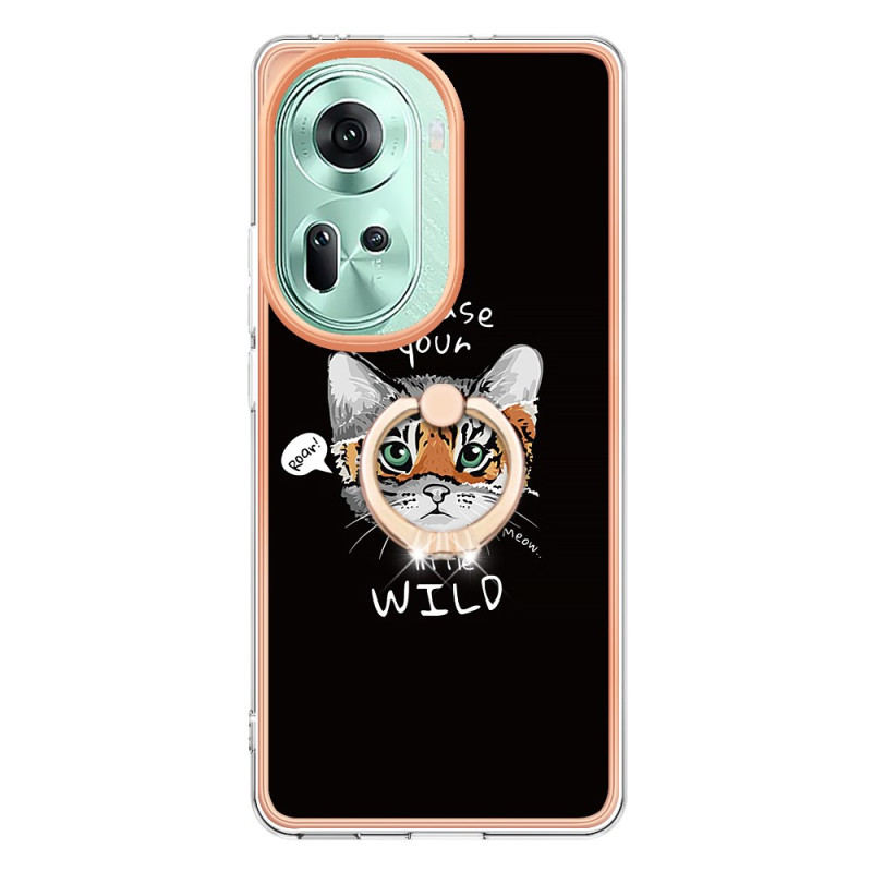 Coque Oppo Reno 11 Chat et Tigre