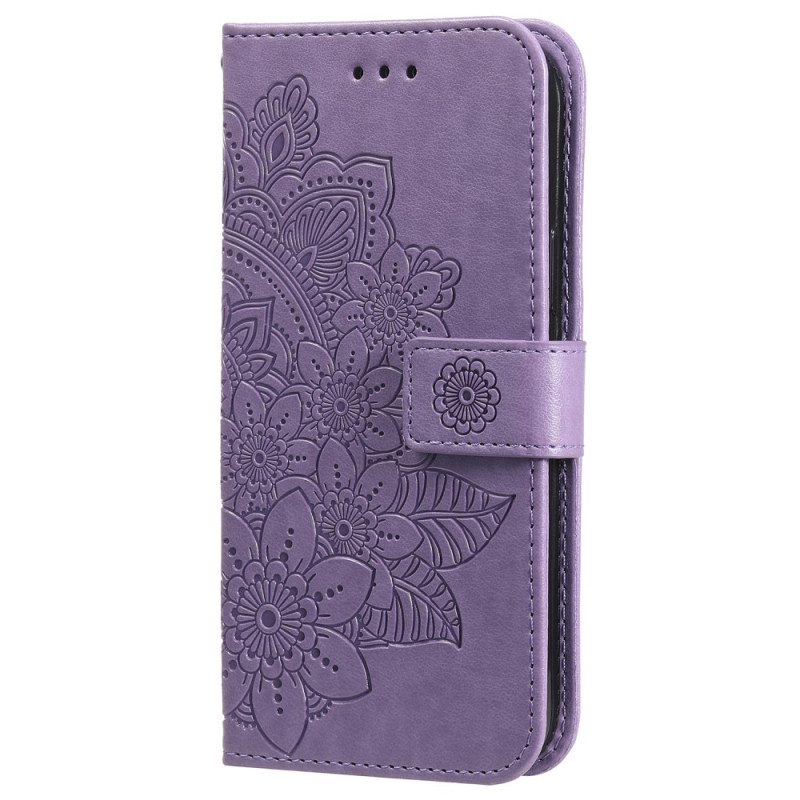 Housse Oppo Reno 11 5G Motif Floral à Lanière