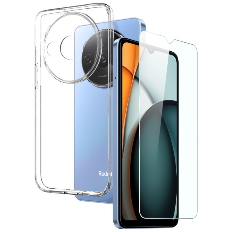 Coque Xiaomi Redmi A3 / Poco C61 avec Protection Écran Film en Verre Trempé