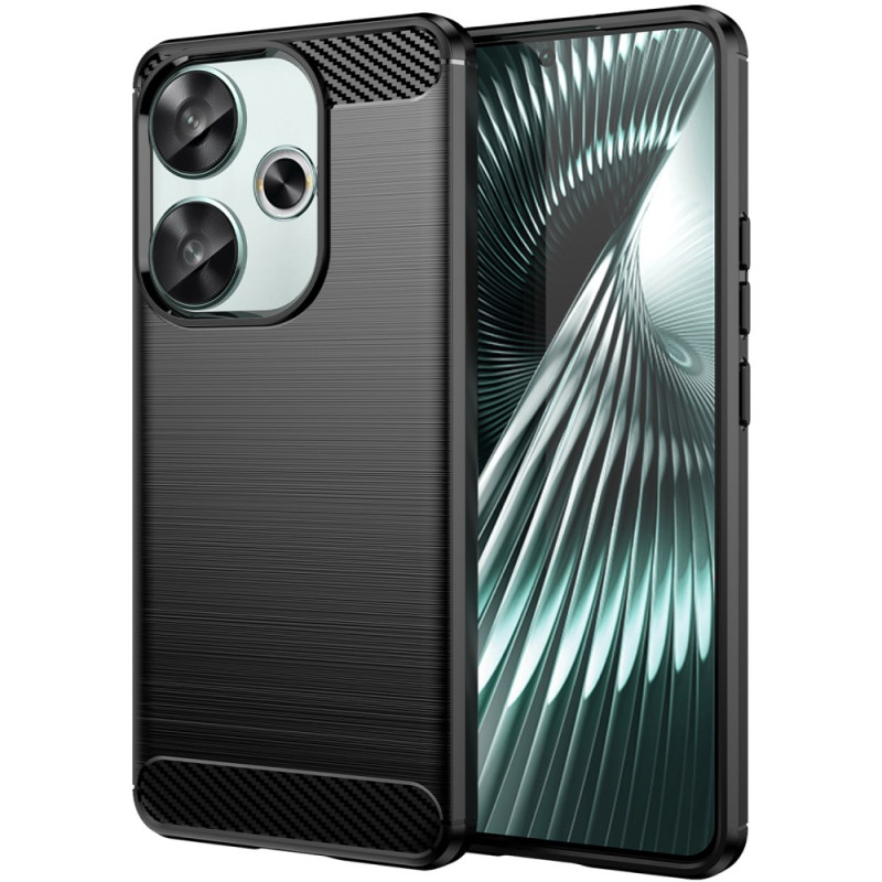 Coque Poco F6 Fibre Carbone Brossé