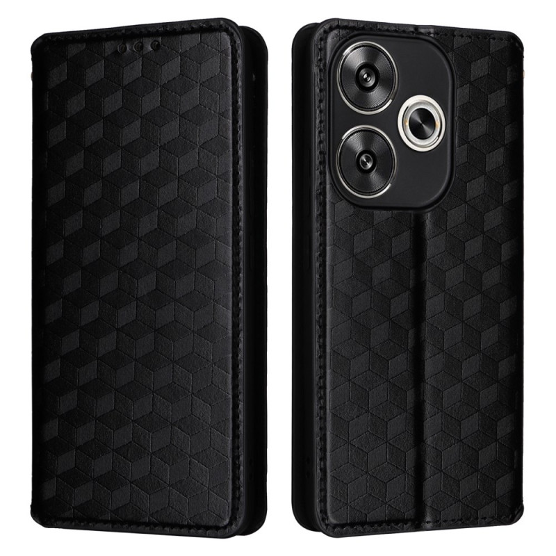 Flip Cover Poco F6 5G Motif Cubes 3D