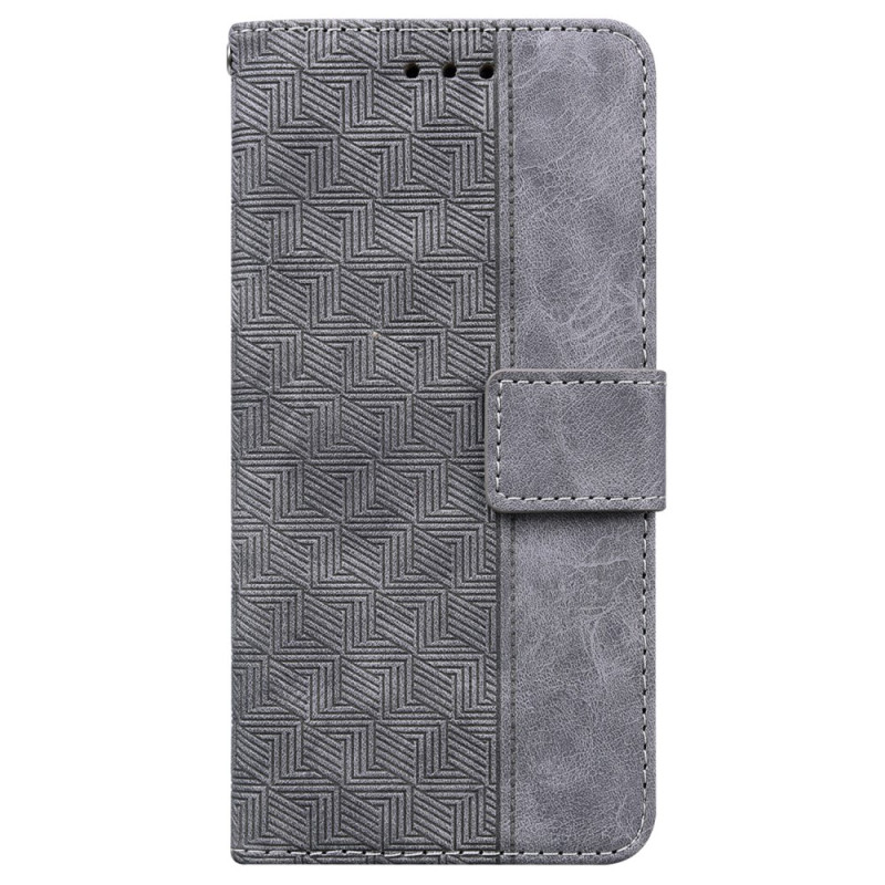 Housse Oppo A60 Motif Tissé à Lanière