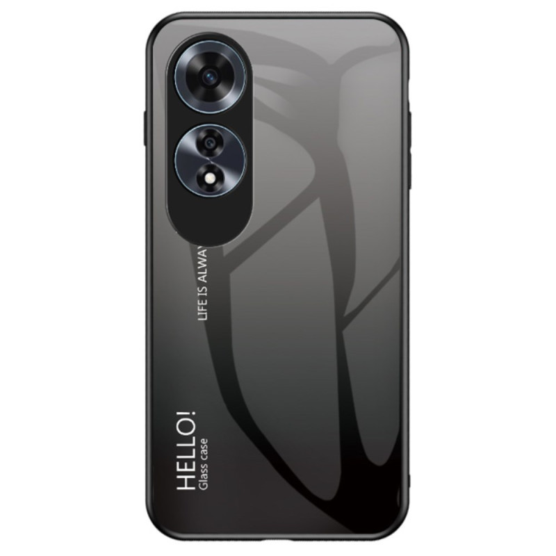 Coque Oppo A60 Verre Trempé Hello