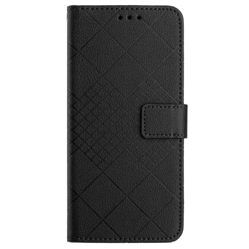 Housse Oppo A60 Texture Litchi Motif Losanges