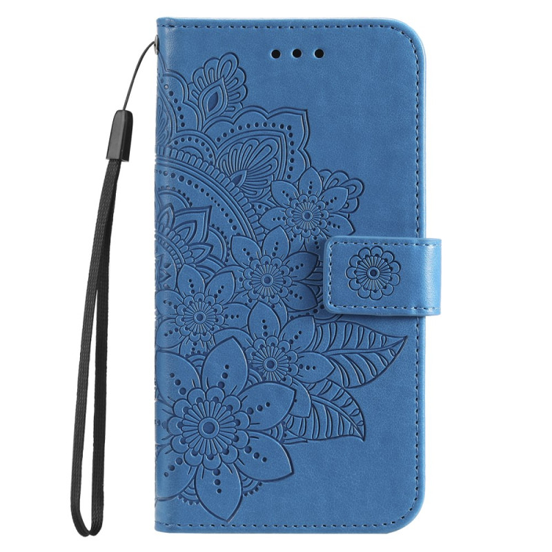 Housse Oppo Reno 10 Pro Plus Motif Floral à Lanière