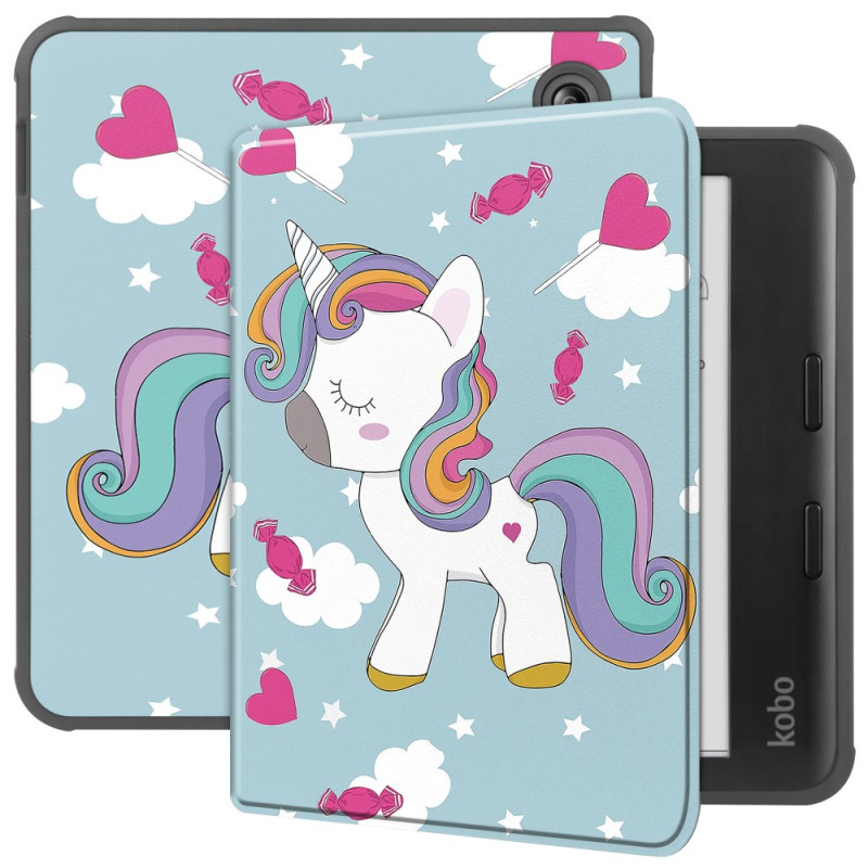 Étui Kobo Libra Colour Licorne