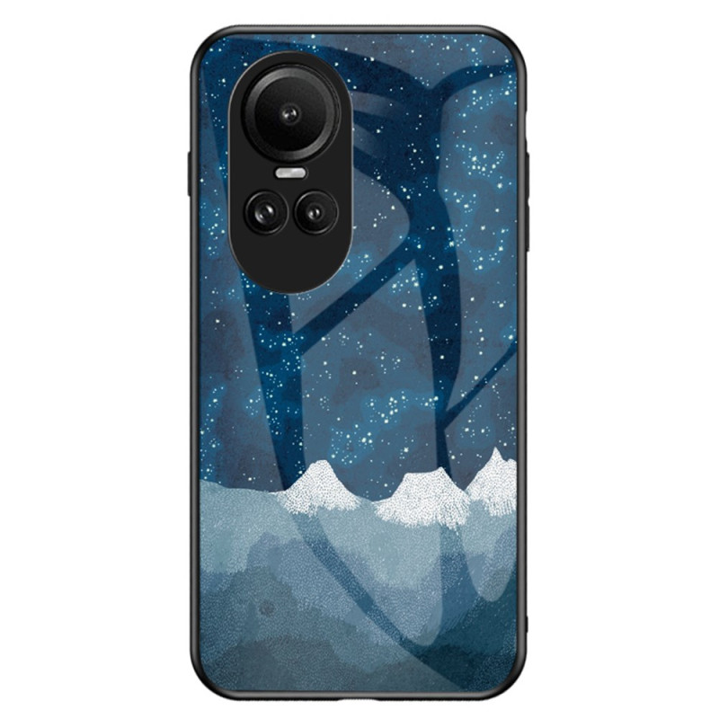 Coque Oppo Reno 10 / 10 Pro Verre Trempé Ciel Étoilé