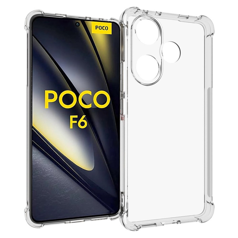 Coque Poco F6 Transparente Coins Renforcés