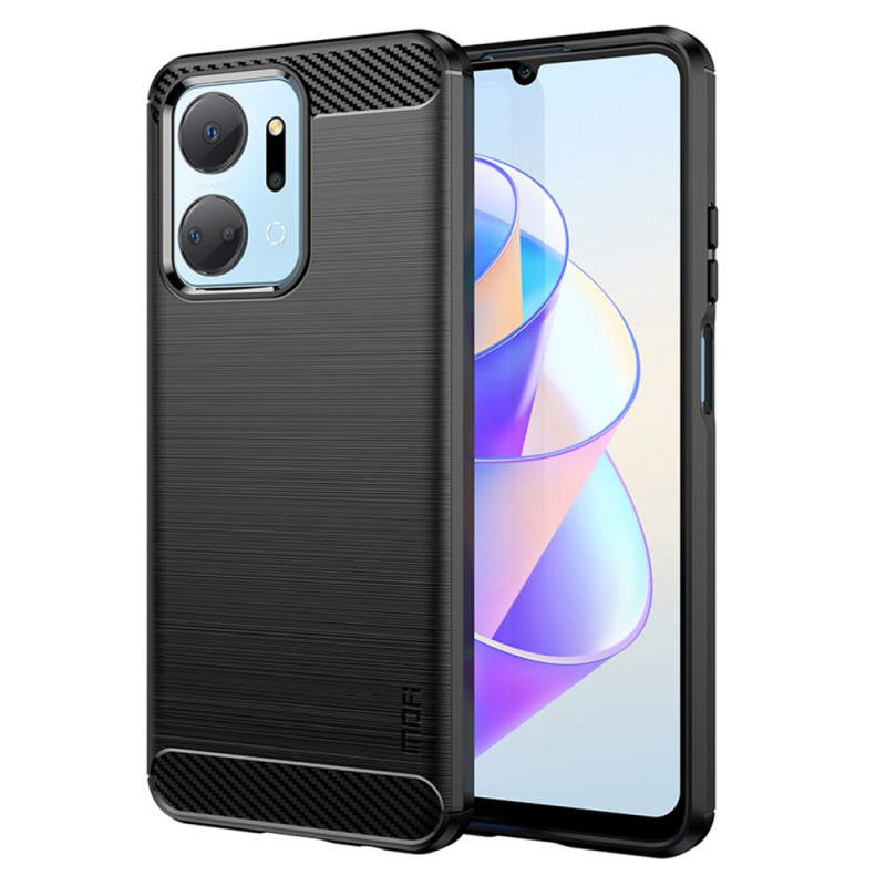 Coque Honor X7a Fibre Carbone Brossée