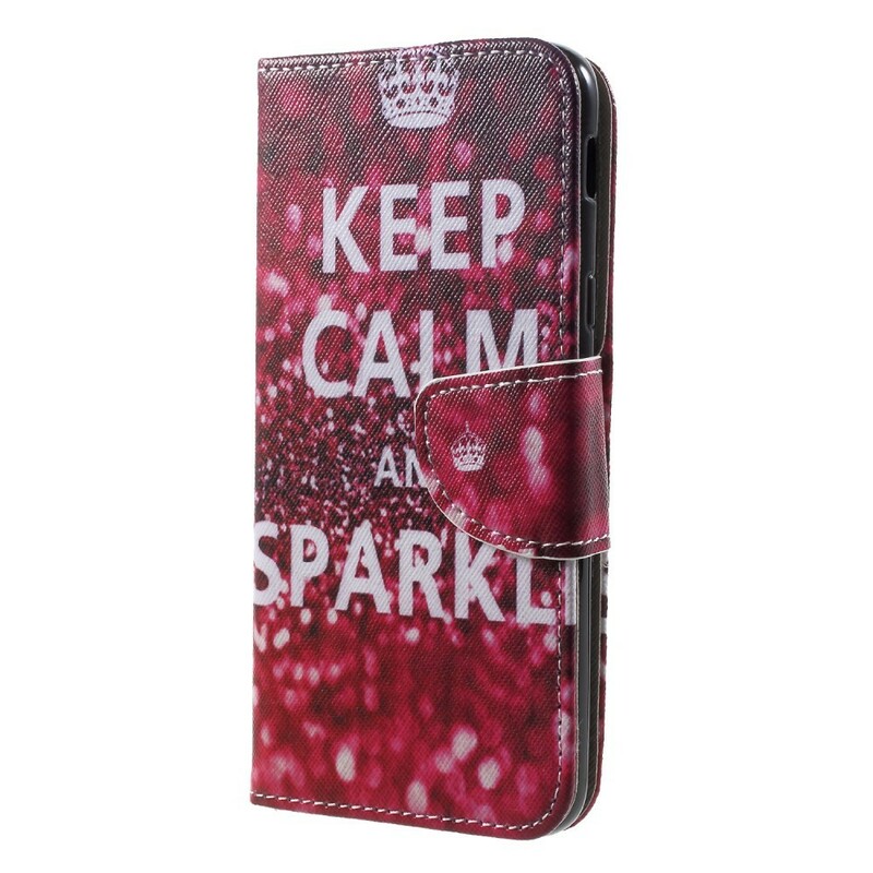 Housse Samsung Galaxy A6 Keep Calm and Sparkle