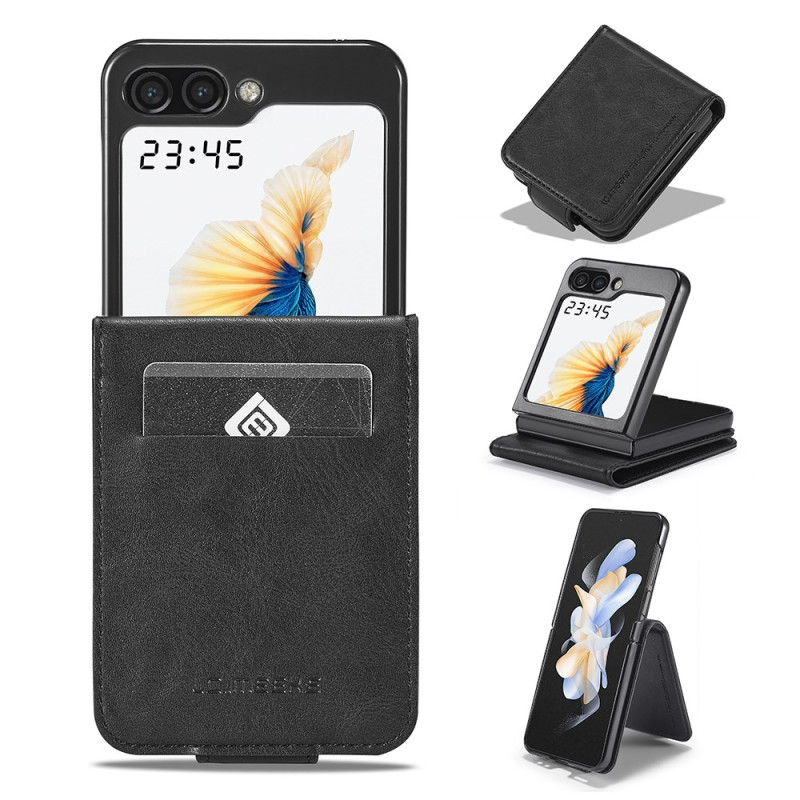 Étui Samsung Galaxy Z Flip 6 Porte-Cartes Blocage RFID LC.IMEEKE