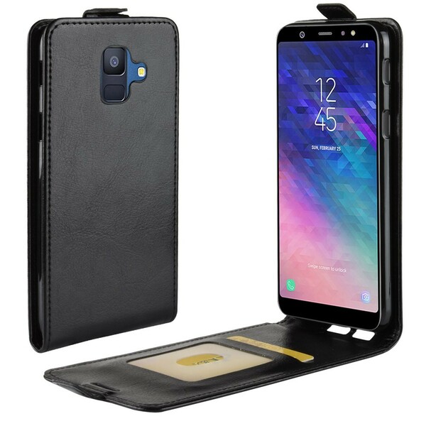 Housse Samsung Galaxy A6 Rabattable Effet Cuir