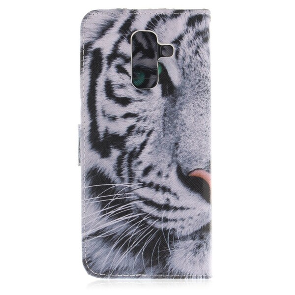 Housse Samsung Galaxy A6 Plus Face de Tigre