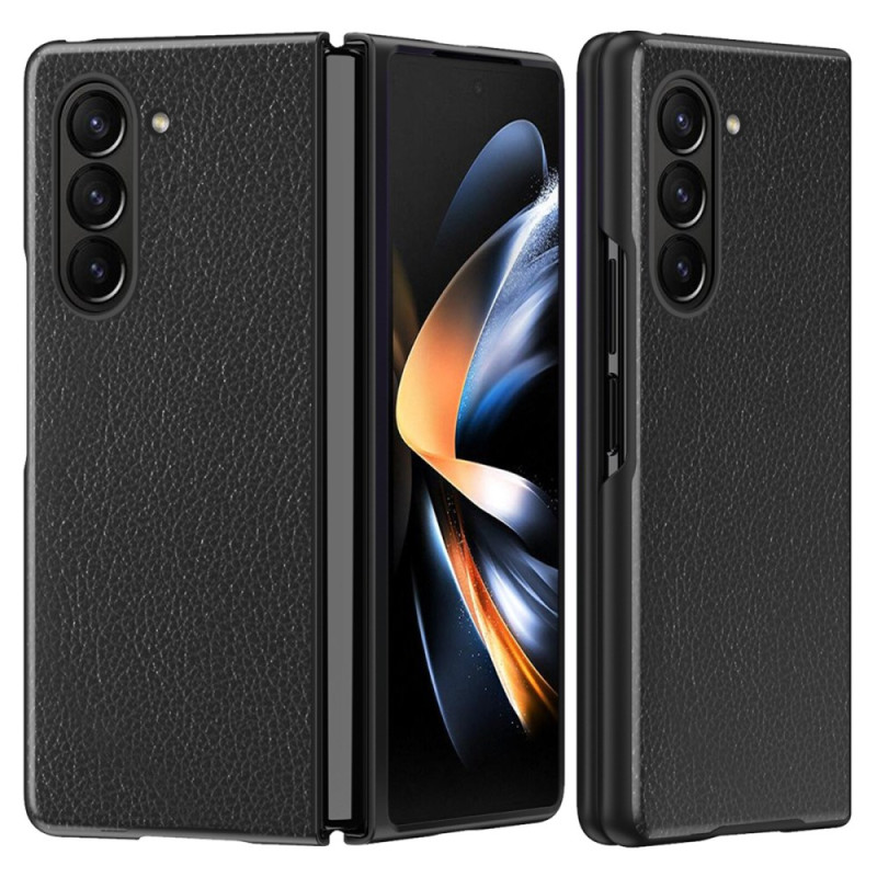 Coque Samsung Galaxy Z Fold 6 Simili Cuir Litchi