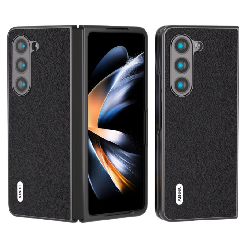 Coque Samsung Galaxy Z Fold 6 Simili Cuir Litchi ABEEL