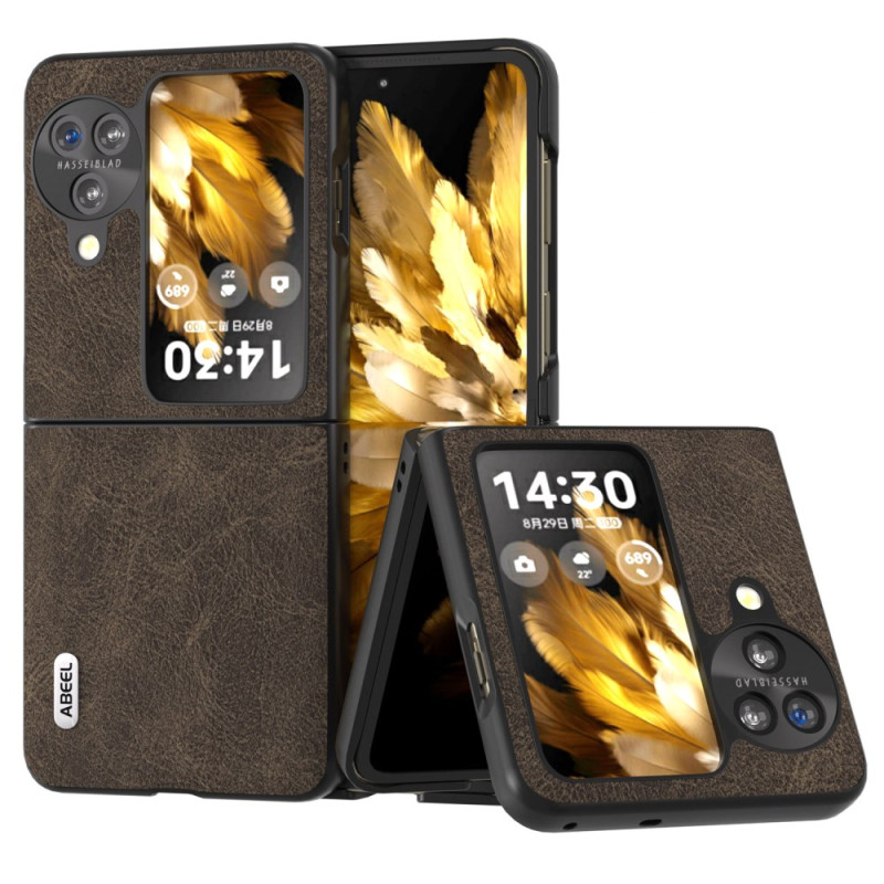 Coque Oppo Find N3 Flip Effet Cuir Vintage ABEEL