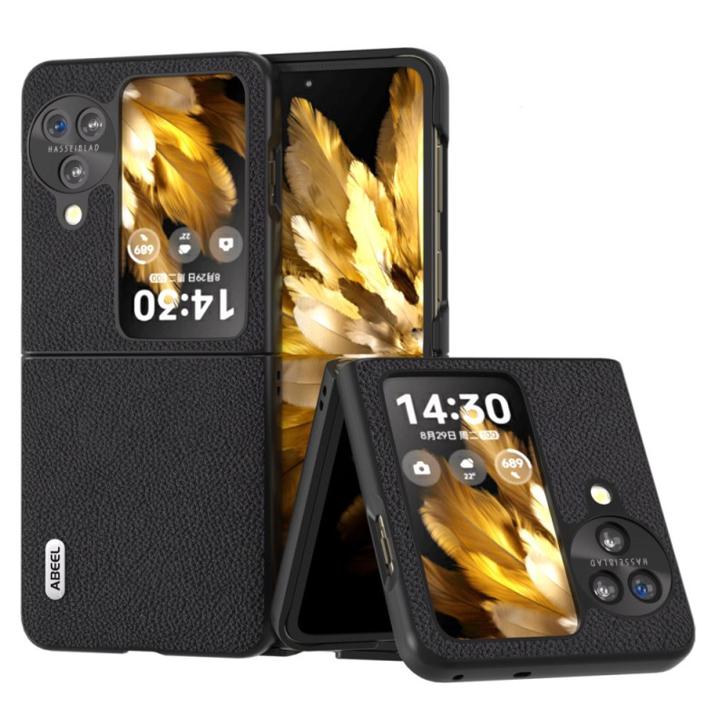 Coque Oppo Find N3 Flip Effet Cuir Litchi ABEEL