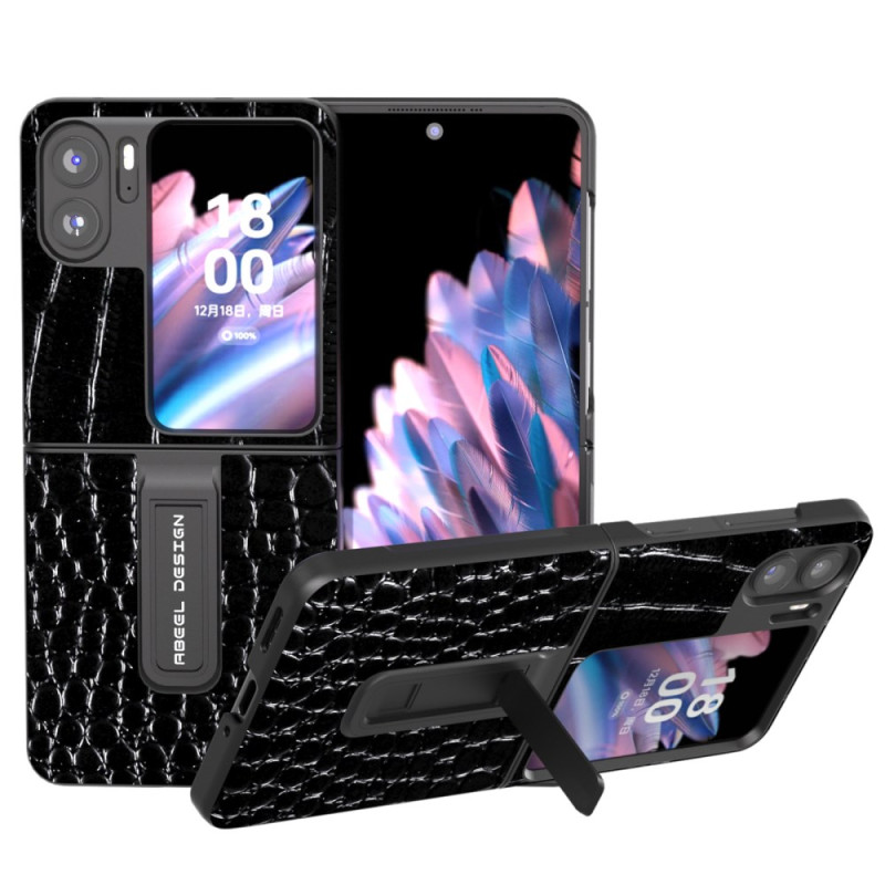 Coque Oppo Find N2 Flip Texture Crocodile ABEEL