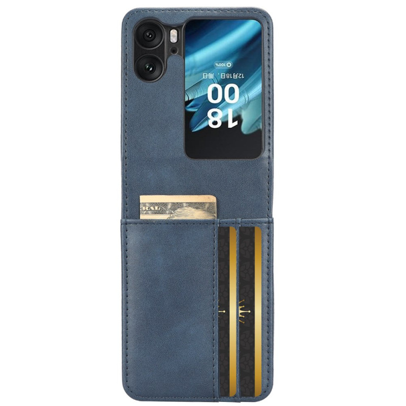 Coque Oppo Find N2 Effet Cuir Porte-Cartes