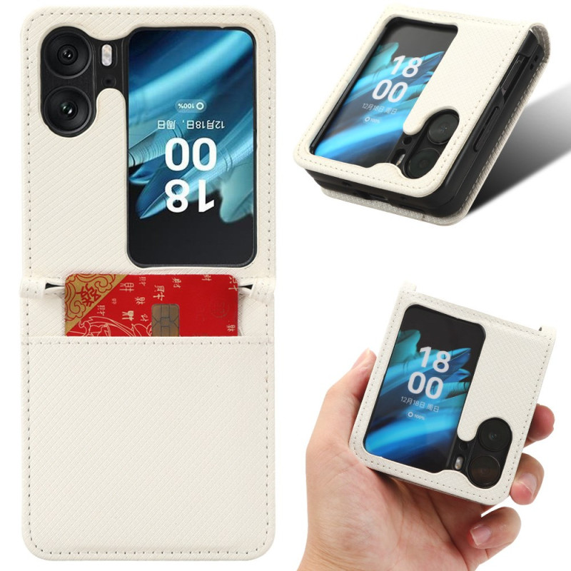 Coque Oppo Find N2 Flip Style Cuir Porte-Carte