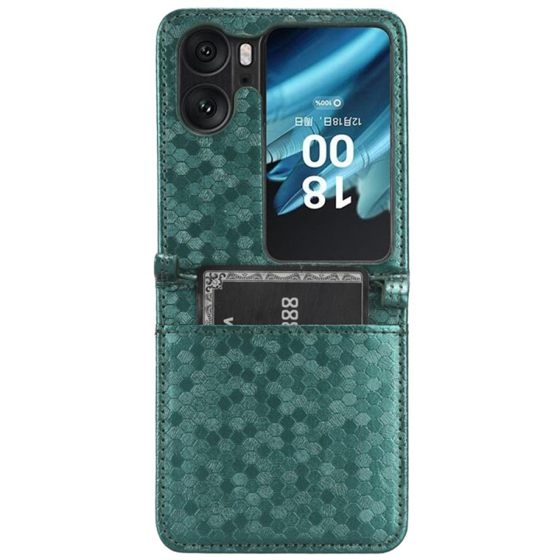 Coque Oppo Find N2 Flip 5G Porte-Cartes Motifs Points