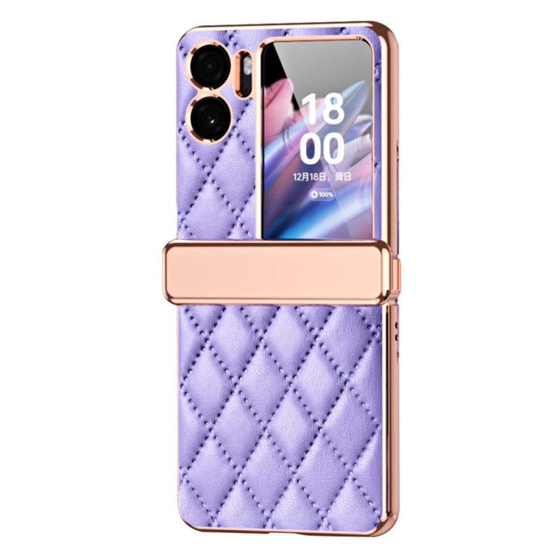 Coque Oppo Find N2 Flip Matelassée avec Protection Écran Arrière