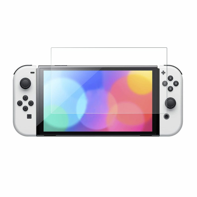 Protection en Verre Trempé pour Écran Nintendo Switch OLED