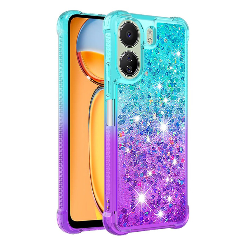 Coque Xiaomi Redmi 13C 4G/5G/Poco C65 Dégradé Paillettes