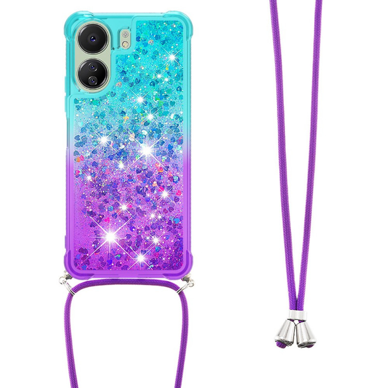 Coque Xiaomi Redmi 13C 4G/5G/Poco C65 Dégradé Paillettes