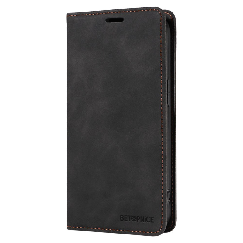 Flip Cover Poco F6 Effet Daim BETOPNICE