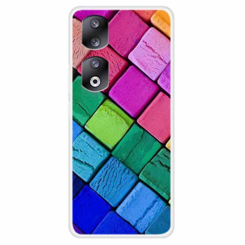 Coque Honor 90 Pro Blocs Colorés